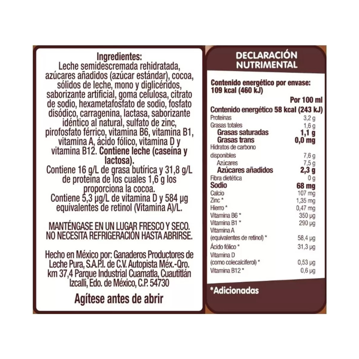 Leche Alpura Vaquitas Lechitas Sabor Chocolate 6 Pzs 190 ml