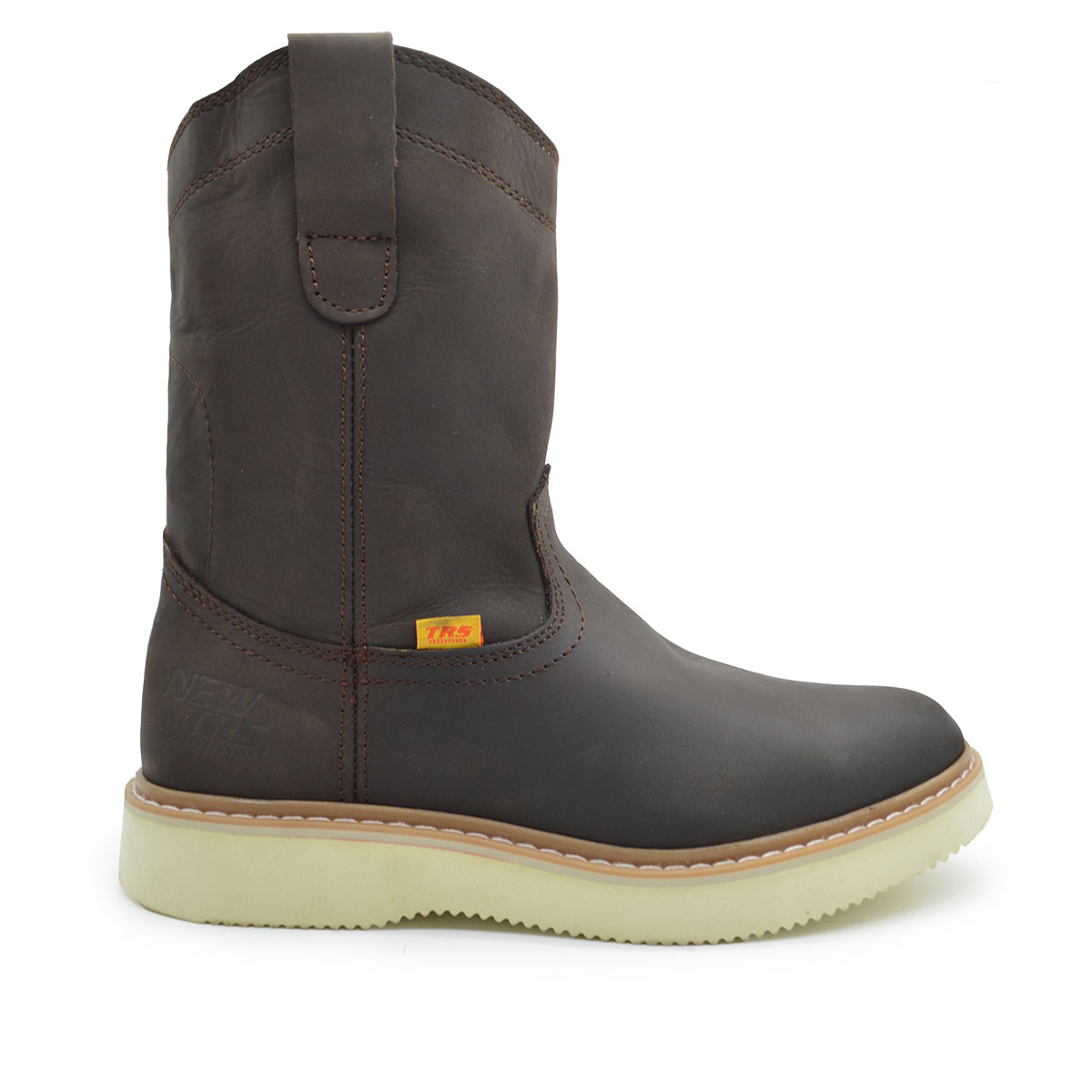 Botas de Trabajo para Hombre Ropper Ganadero Soldador Uso Rudo Sin Casco New Trs 3850 Café