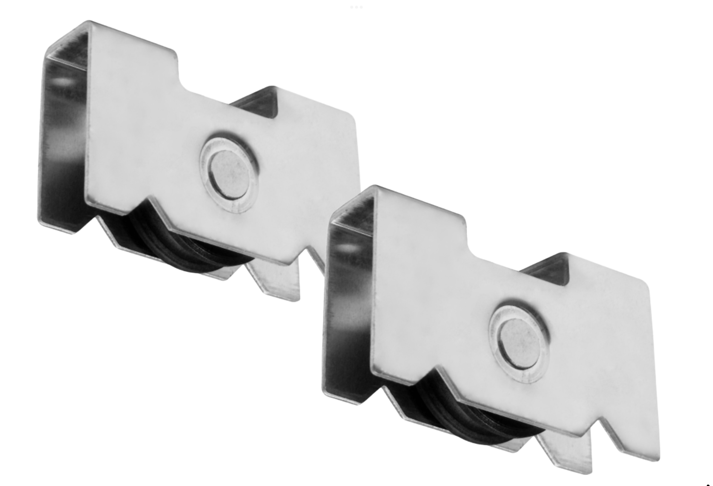 2 Carretillas De Aluminio Para Ventana Corrediza 3 Pulgadas