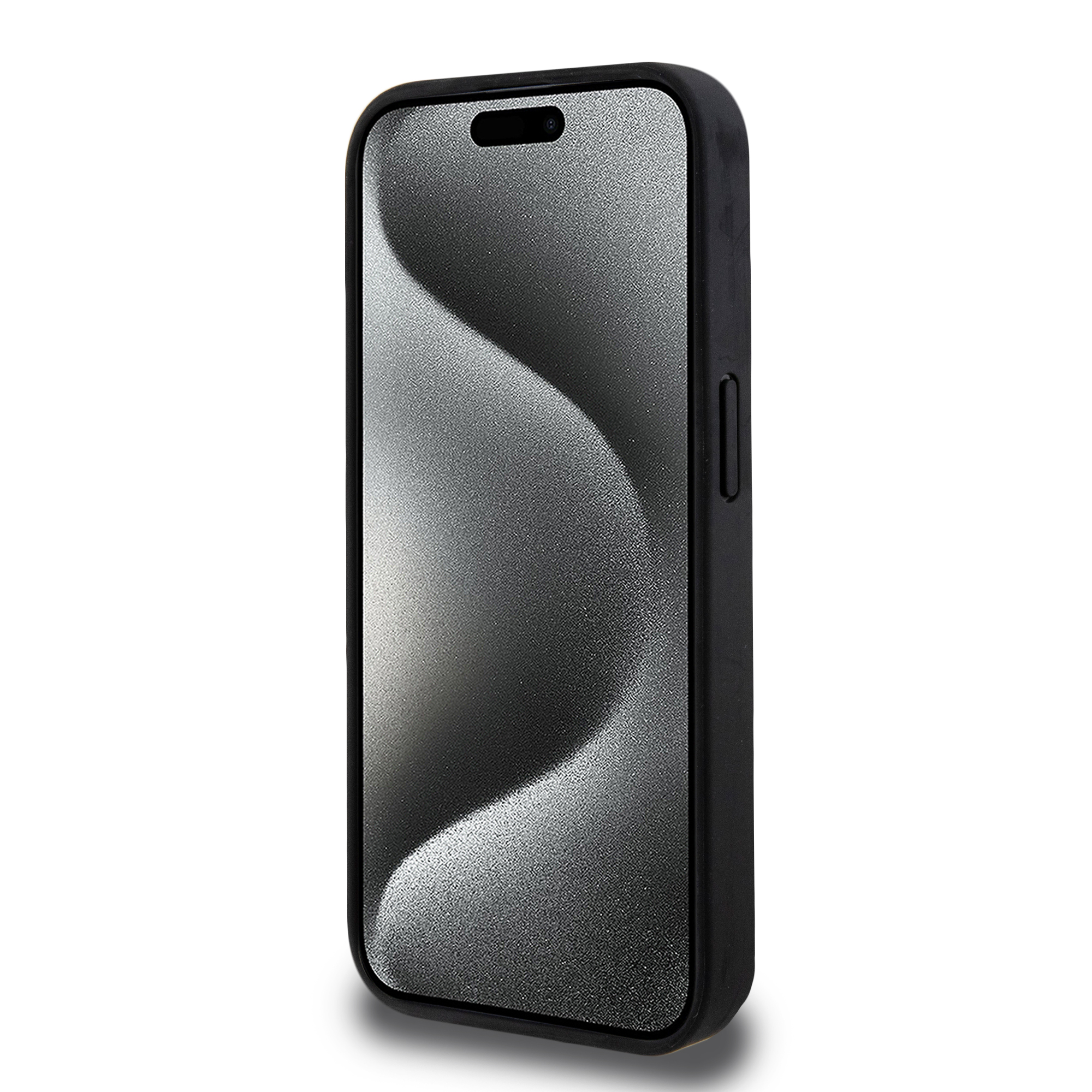 Funda Lacoste de PU Tarjetero para iPhone 15 Pro Negro