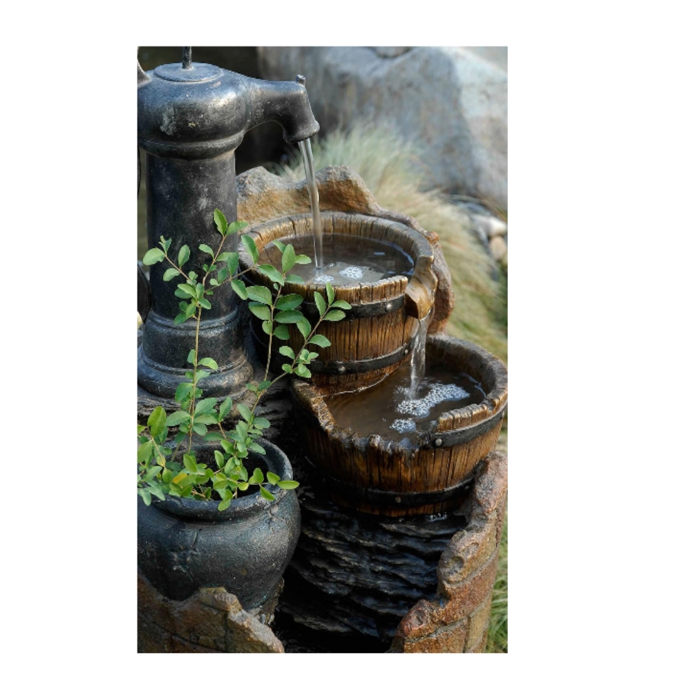 Fuente decorativa interior exterior cascada relajante 