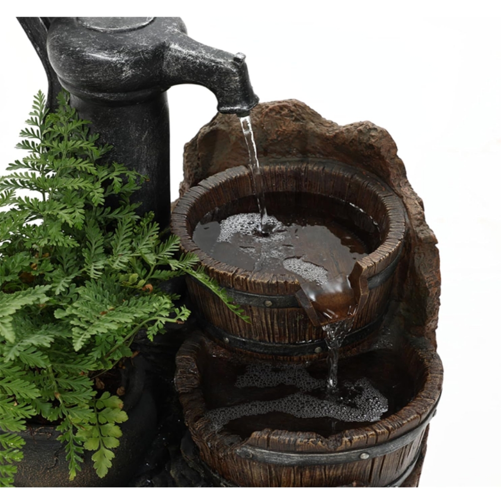 Fuente decorativa interior exterior cascada relajante 