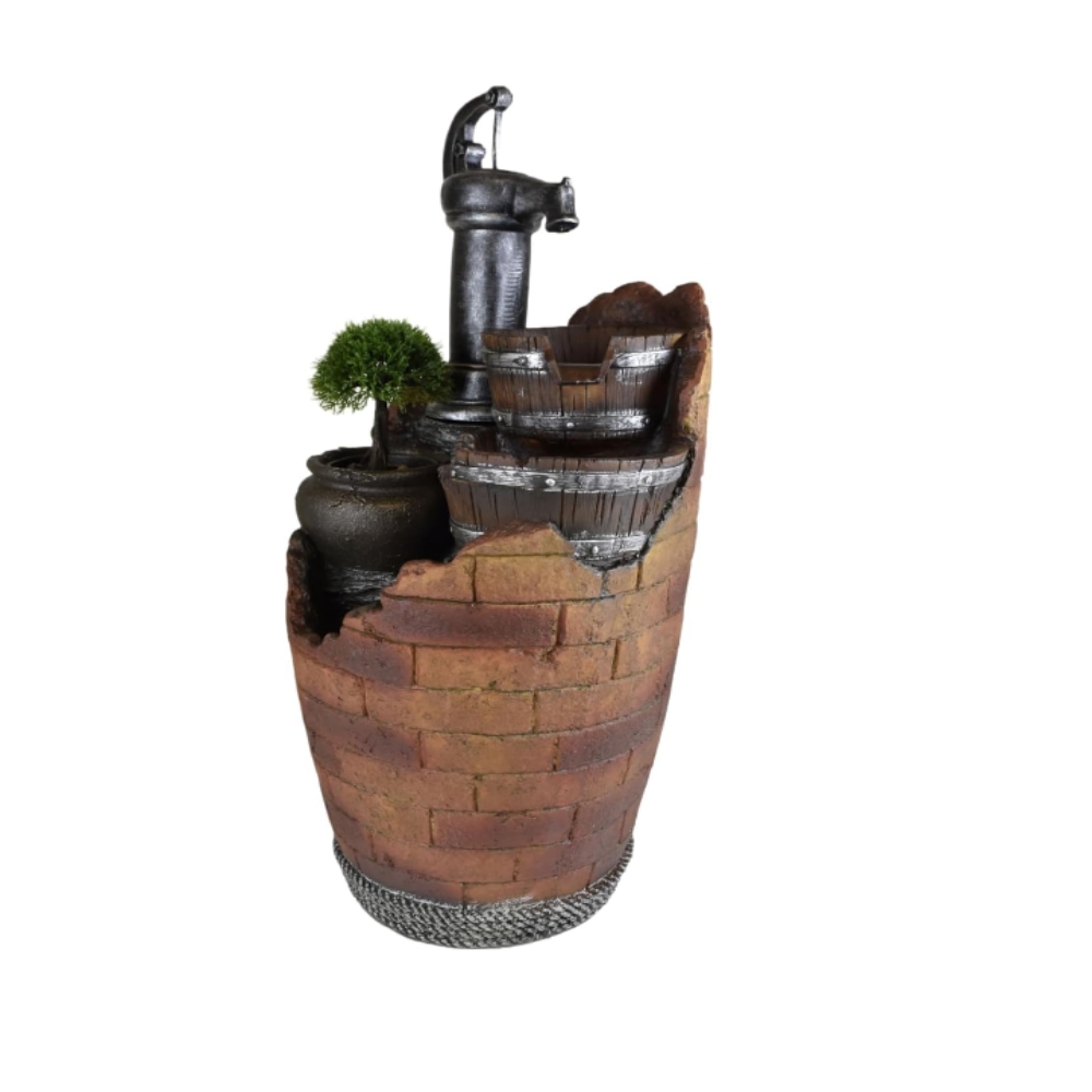 Fuente decorativa interior exterior cascada relajante 