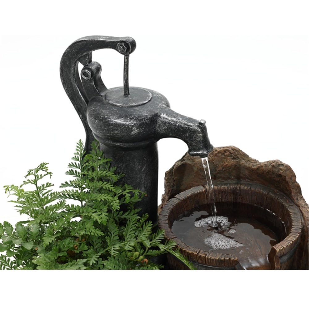 Fuente decorativa interior exterior cascada relajante 