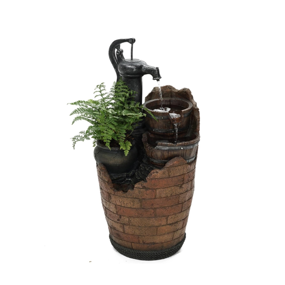 Fuente decorativa interior exterior cascada relajante 