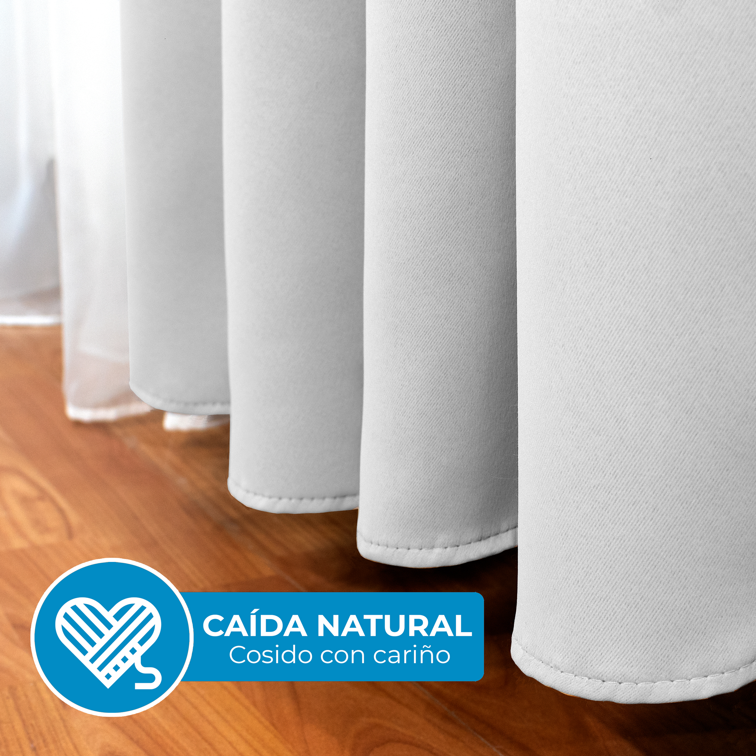 Cortinas Blackout Blanca Corta Térmico Lisa 95% Bloqueo Luz