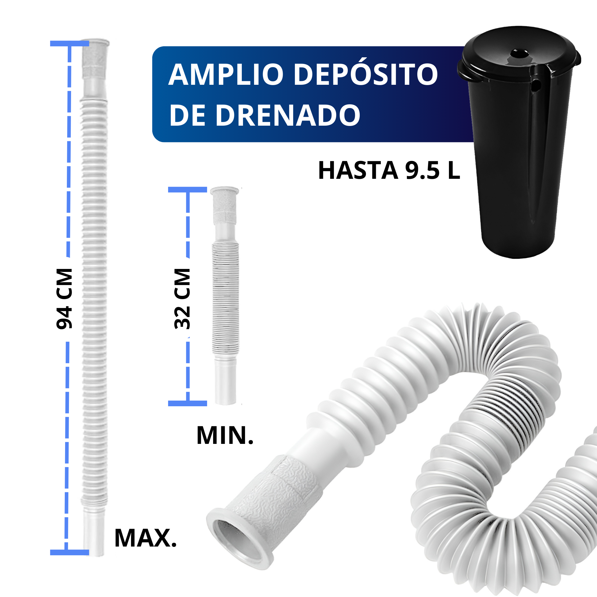 Lavacabezas Portátil Estética Peluquería Ecomlab Tarja Salón Color Negro.