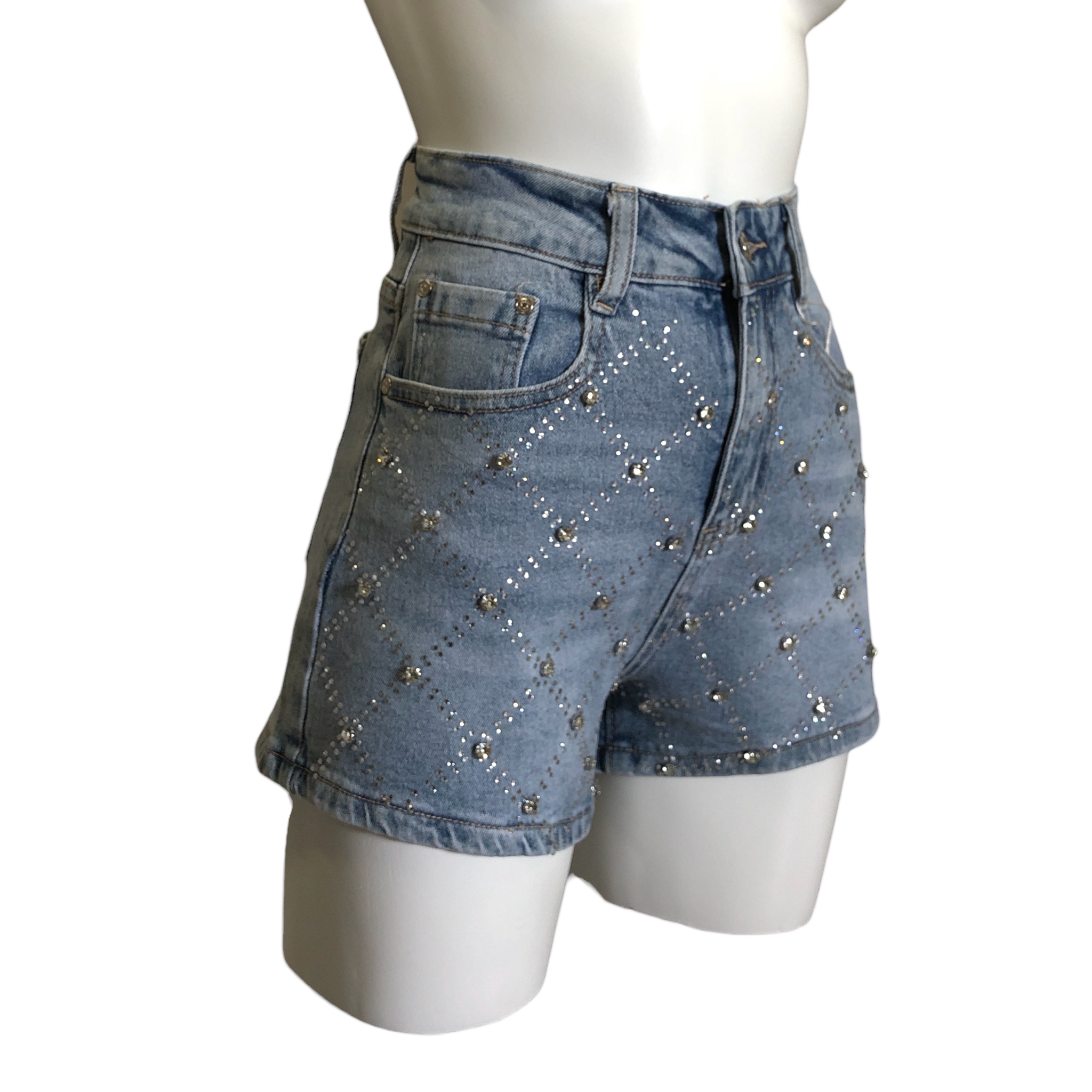 Short Con Patrón Pedrería LC DESIGNS COLLECTION