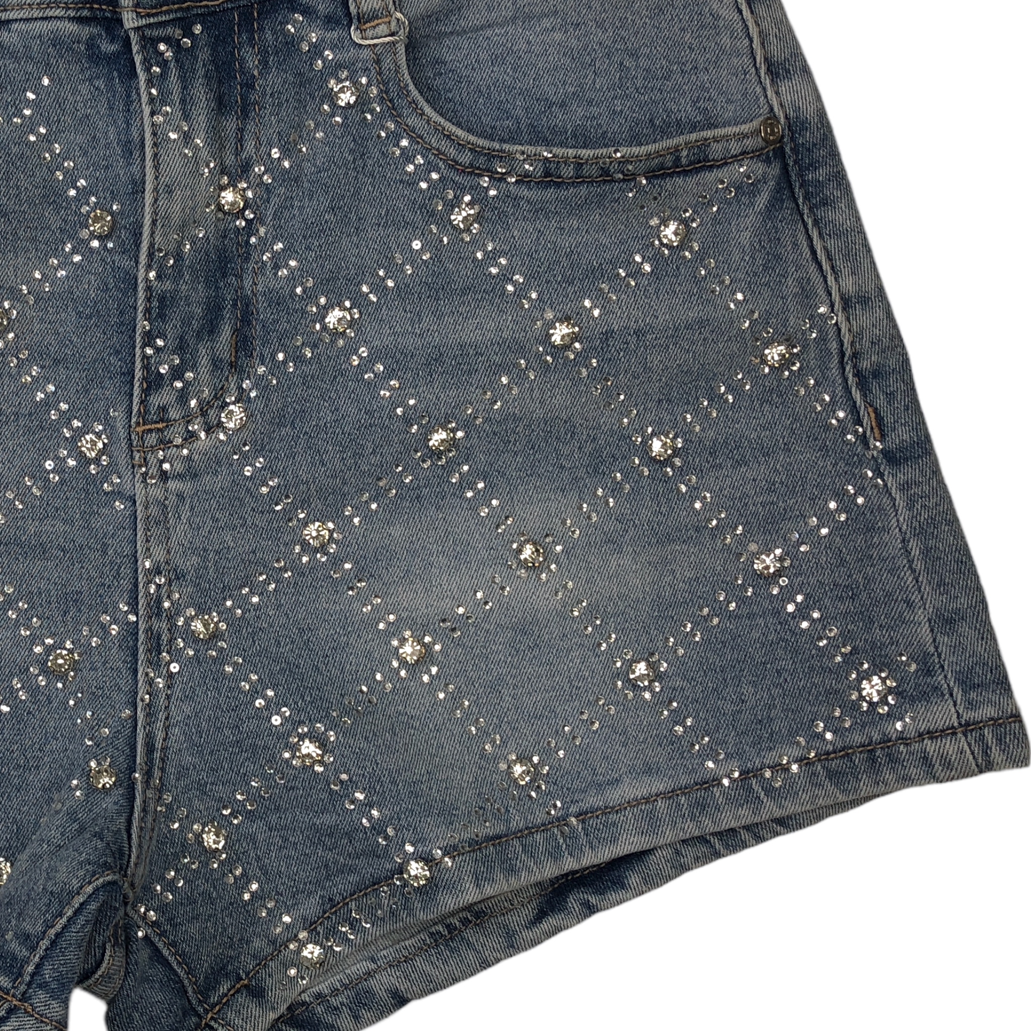 Short Con Patrón Pedrería LC DESIGNS COLLECTION