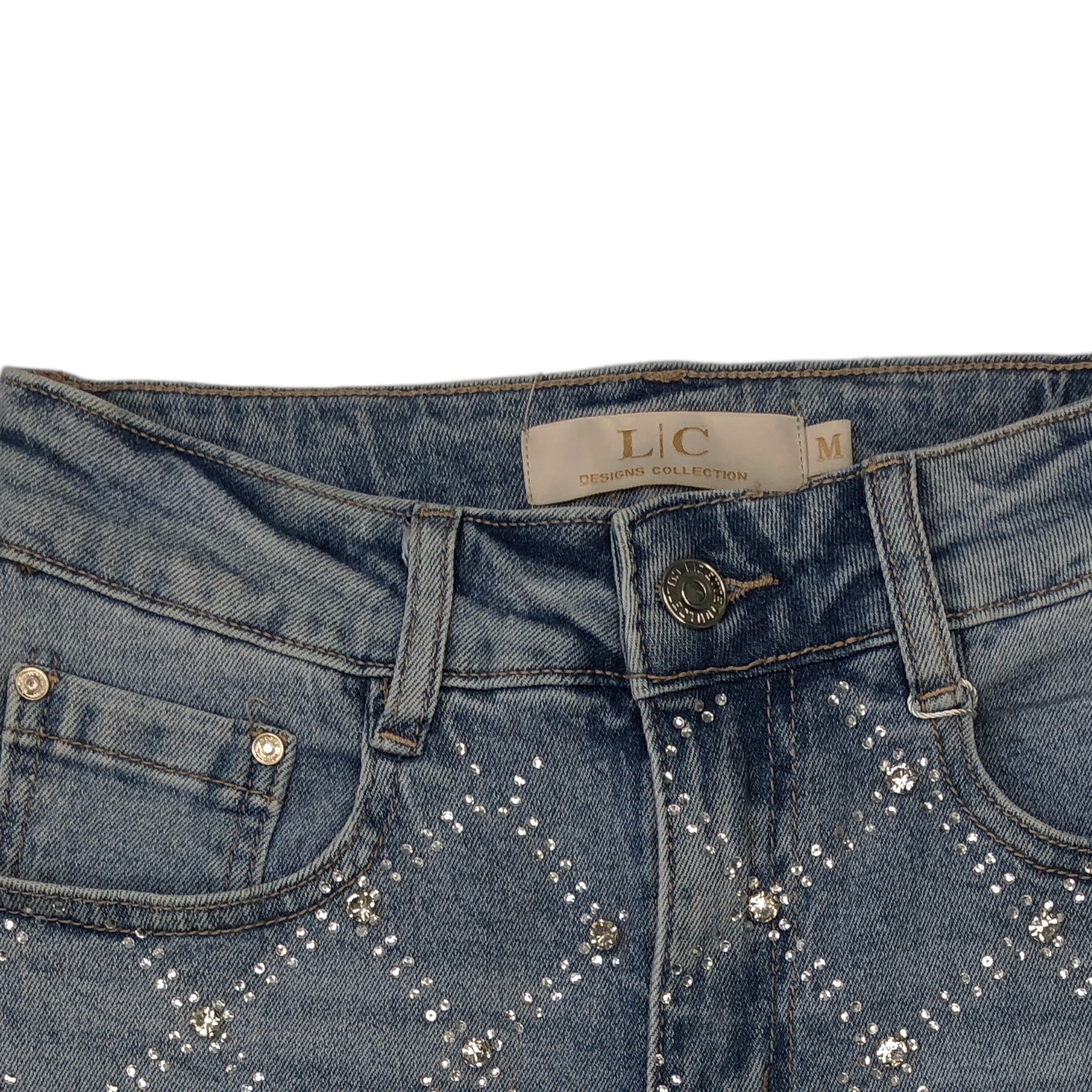 Short Con Patrón Pedrería LC DESIGNS COLLECTION