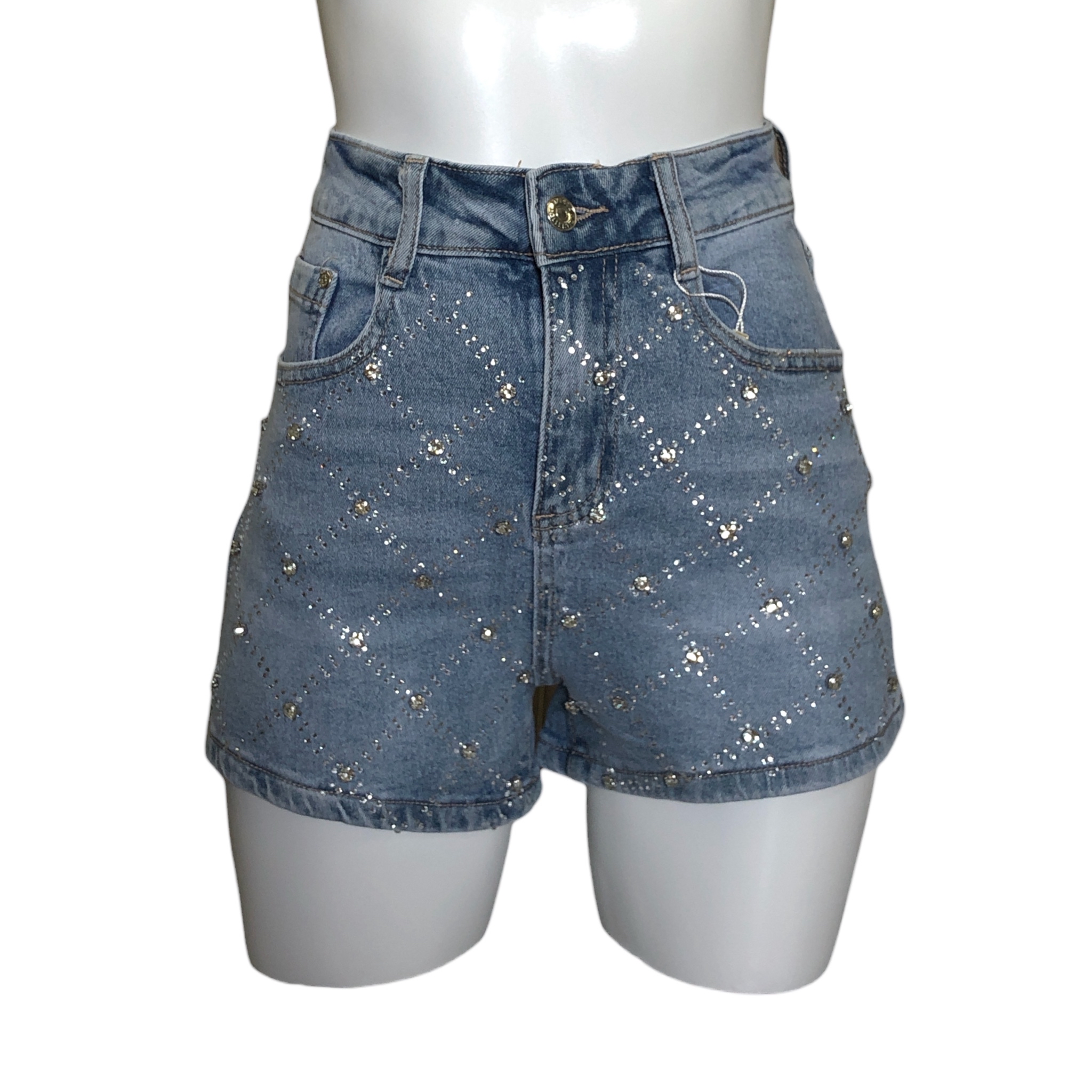 Short Con Patrón Pedrería LC DESIGNS COLLECTION