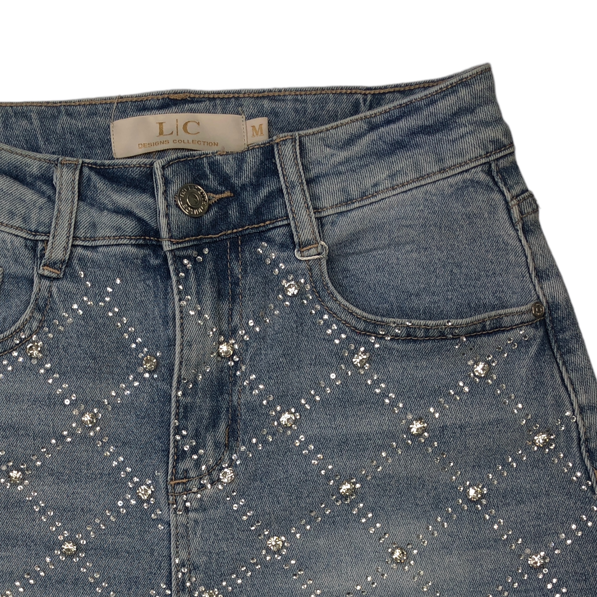 Short Con Patrón Pedrería LC DESIGNS COLLECTION