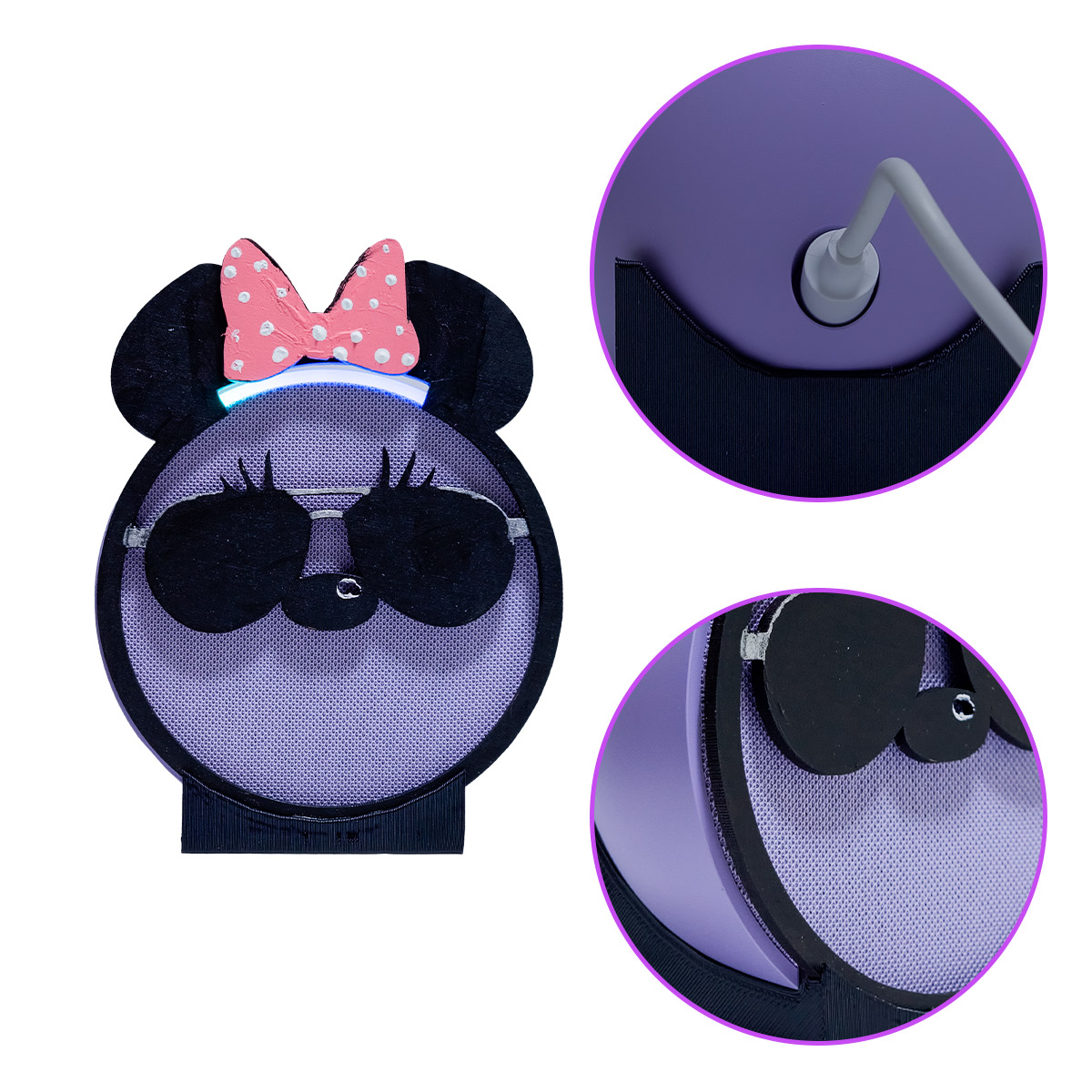 Base para Alexa Echo Pop tipo Mickey Impremli