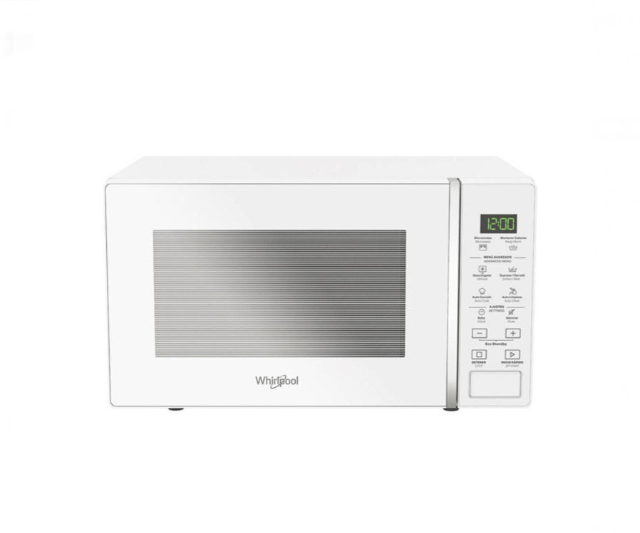 Microondas Whirlpool WM1807 blanco 20L .