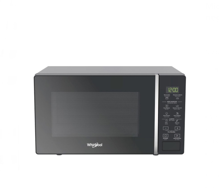 Microondas Whirlpool WM1807 blanco 20L .