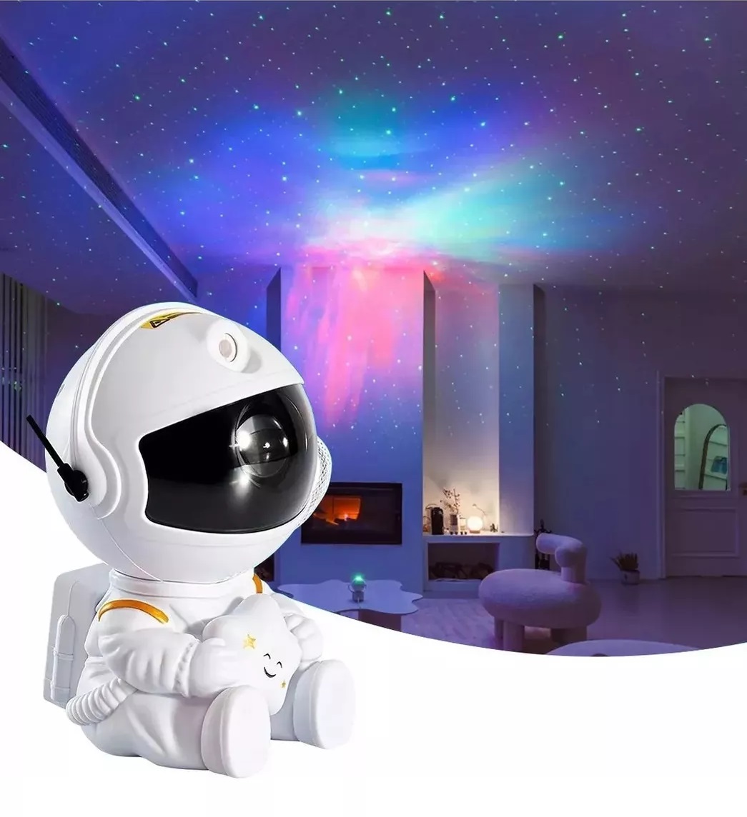 Lampara led de astronauta proyector de galaxia,estrellas
