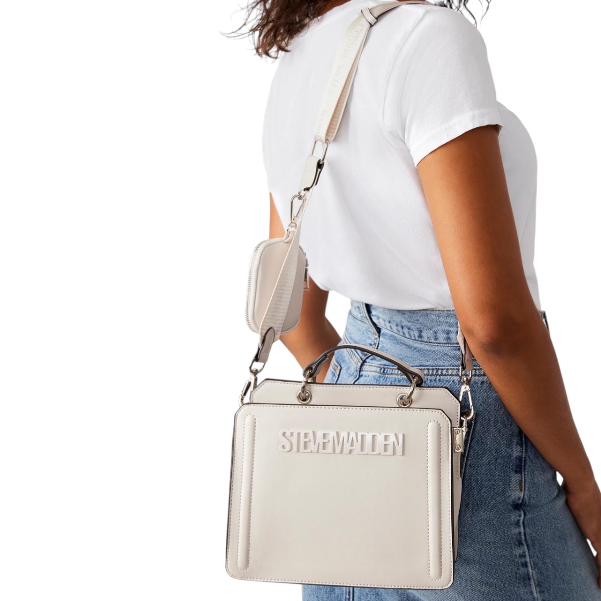 Bolsa Para Dama Bevelyn Steve Madden White