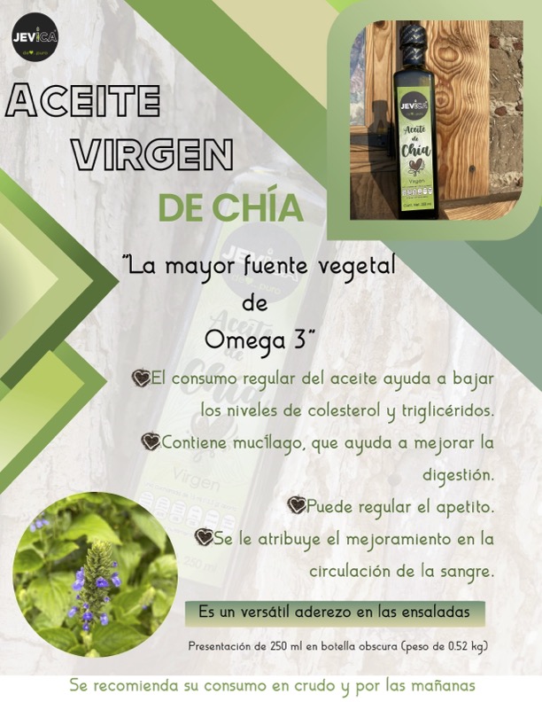 Aceite de semilla de Chía 