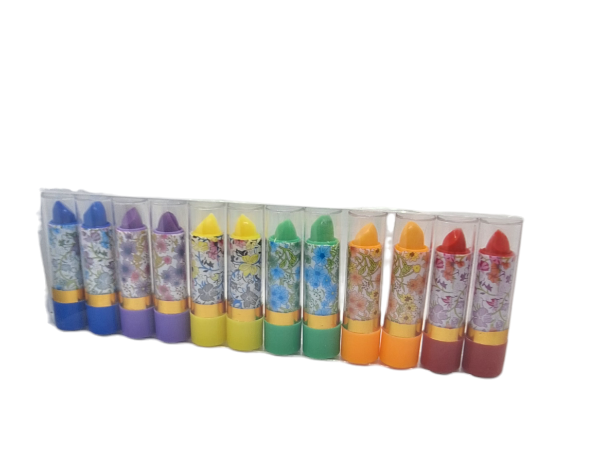 El Paquete de Labial Mágico Clásico Froral Con Aromal de 12 Piezas Surtidor Para Labios