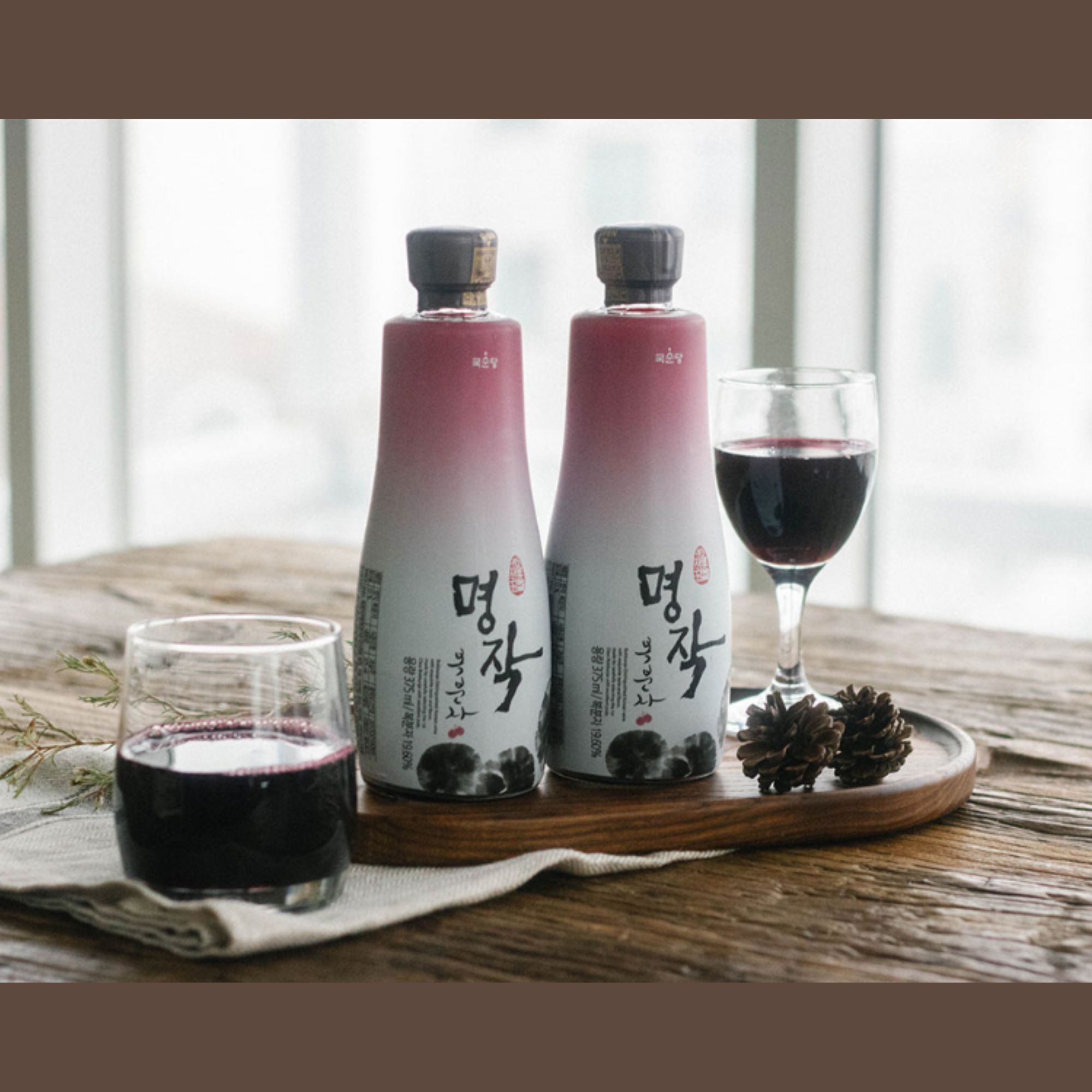 Bebida Coreana Vino Bokbunja Kooksoondang Individual 20 pzs