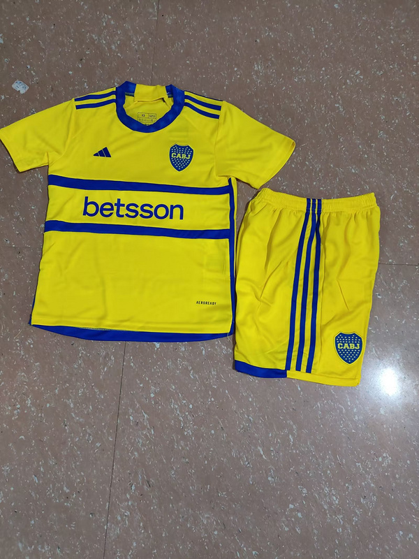 Nuevo Jersey Boca Juniors 2023 2024 Visitante Amarilla Talla L