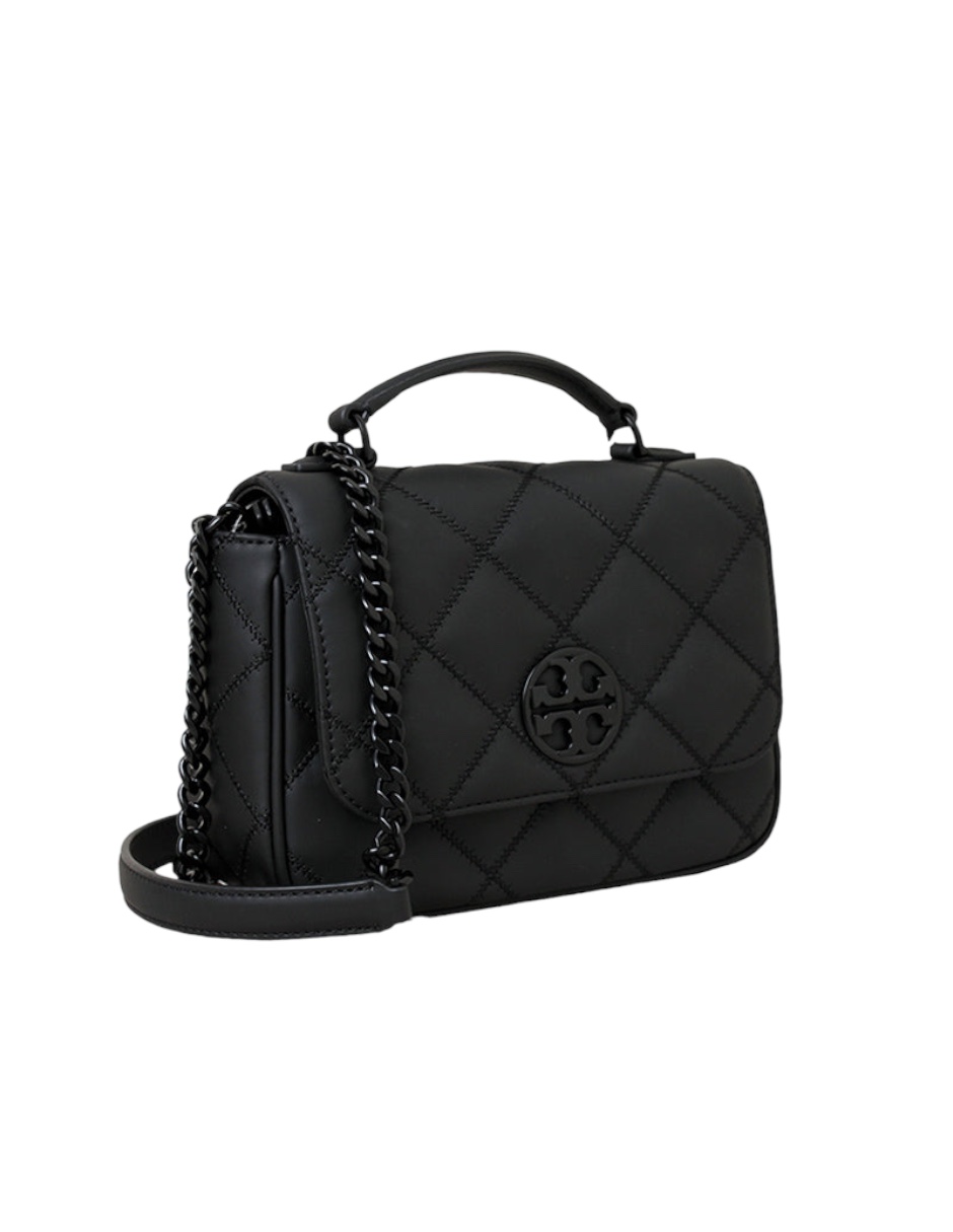 Bolsa crossbody Tory Burch Will Black de piel para mujer