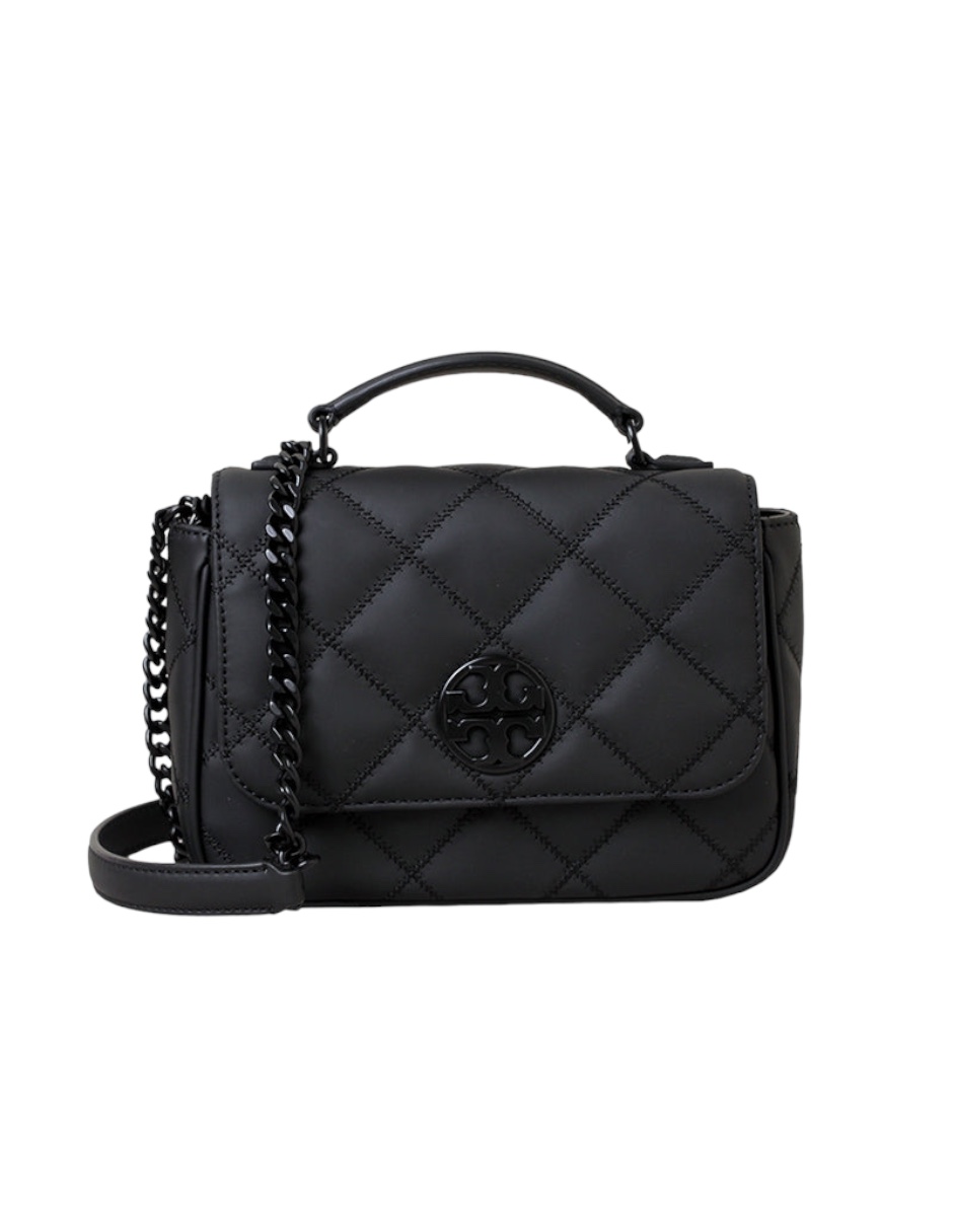 Bolsa crossbody Tory Burch Will Black de piel para mujer