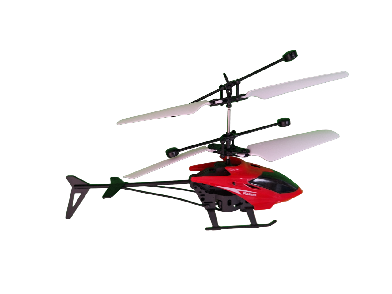 Helicóptero Con Sensor Recargable Color Rojo Mini Drone Juguete Niños