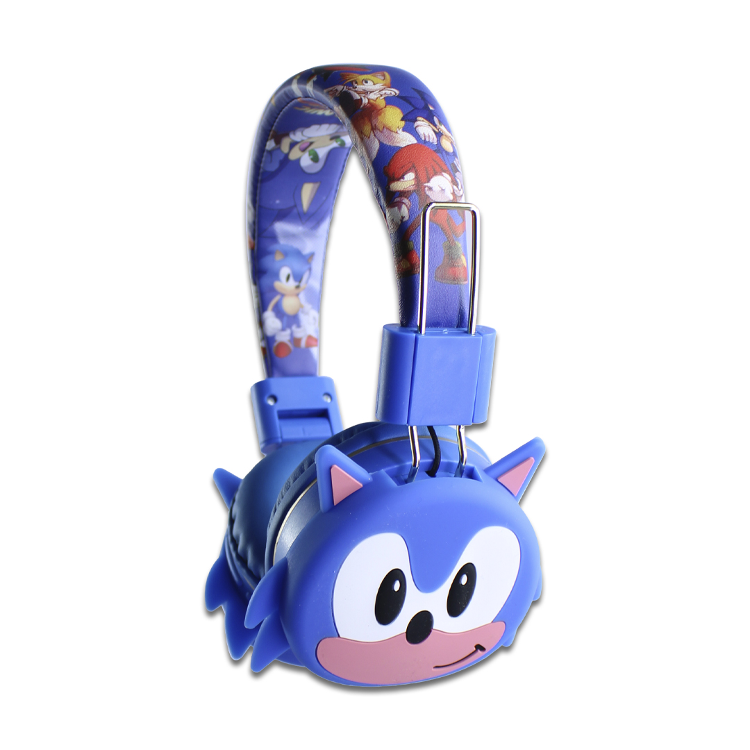 Audifonos Diadema Sonic Boom Color Azul  Bluetooth Recargables Fr-4027