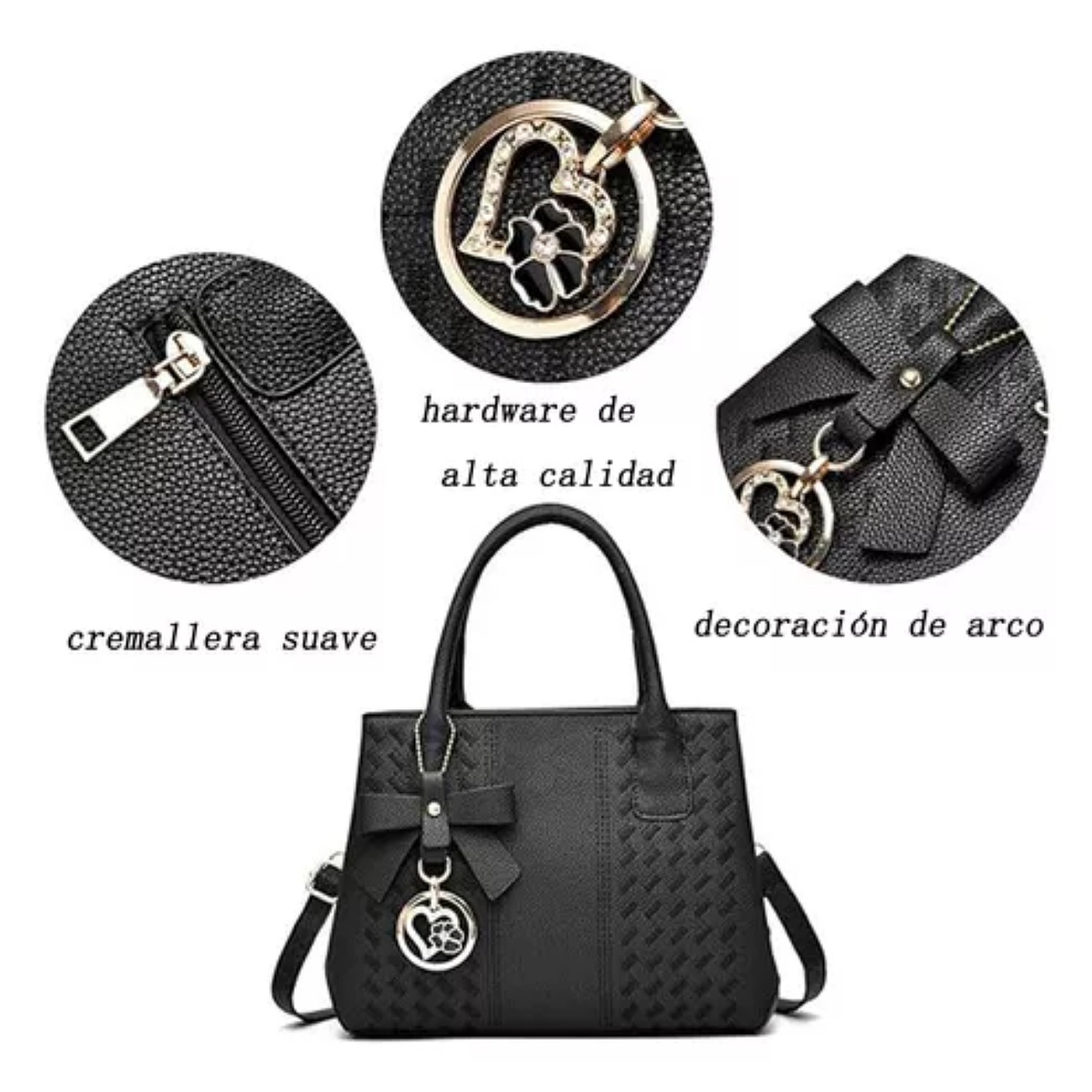 Bolso Mano Tote Bolsa Mochila Mujer Gran Capacidad Ligero