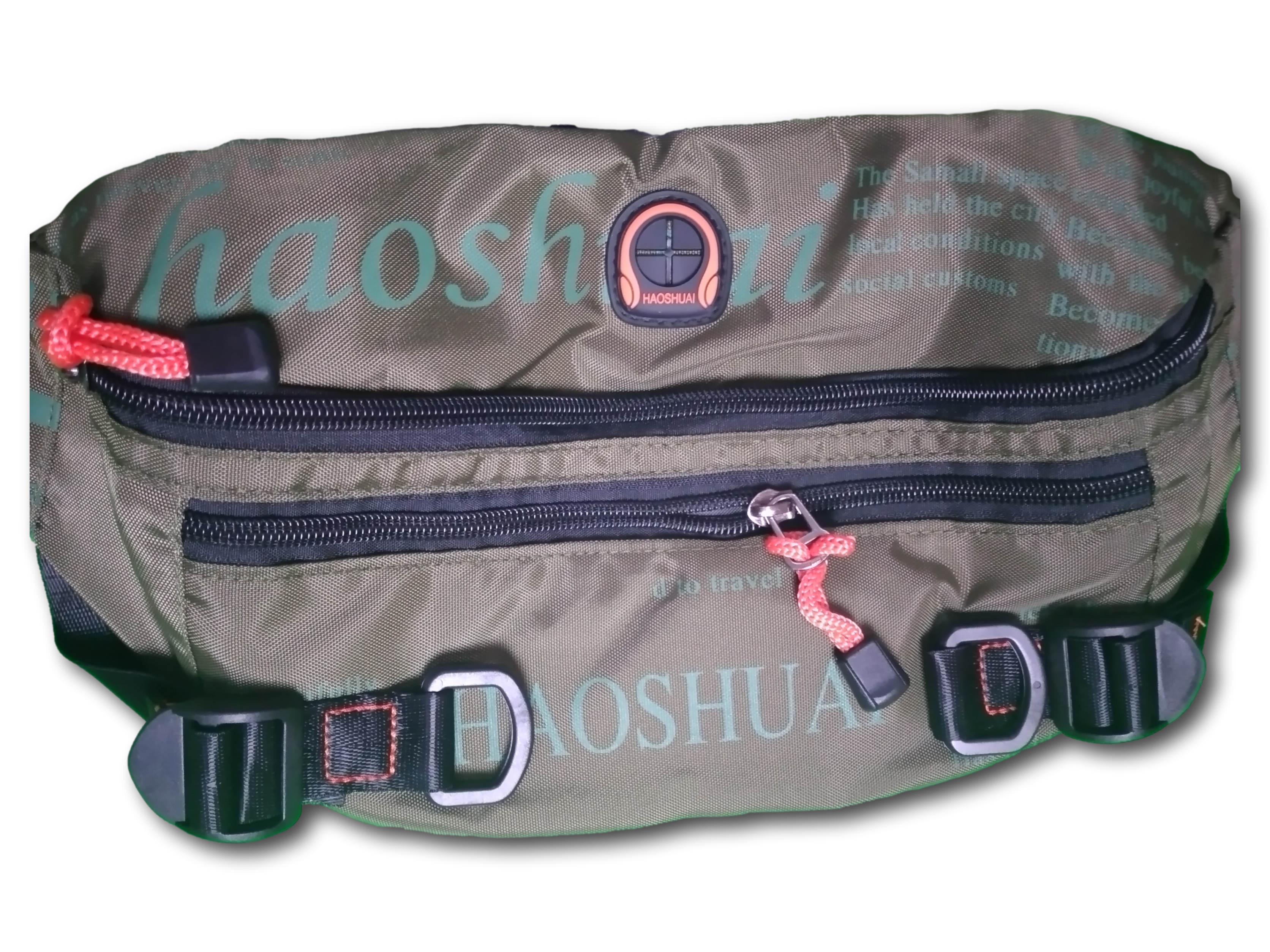 Cangurera De Buena Calidad Grande Riñonera Color Verde Para Hombre 