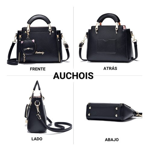 Bolsa Bandolera Mujer Bolsos Para Dama Moda Crossbody Cuero