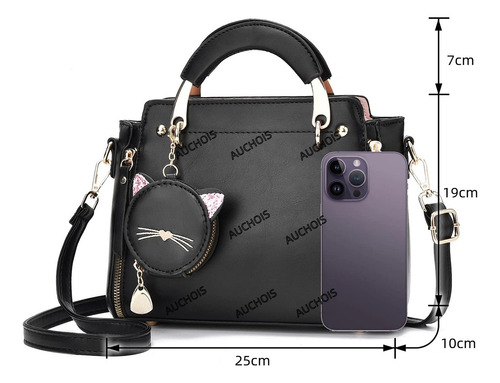 Bolsa Bandolera Mujer Bolsos Para Dama Moda Crossbody Cuero