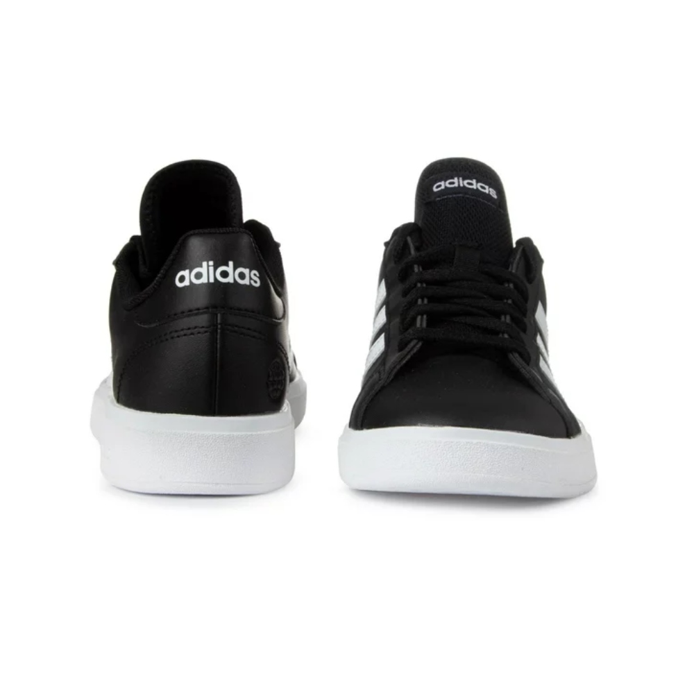 Tenis Casual Adidas Grand Court Base 2.0 Negro GW9262 Unisex.