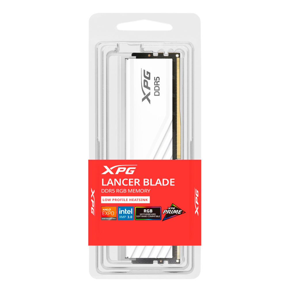 Memoria RAM 32GB XPG Lancer Blade Blanca RGB DDR5 6000MHz