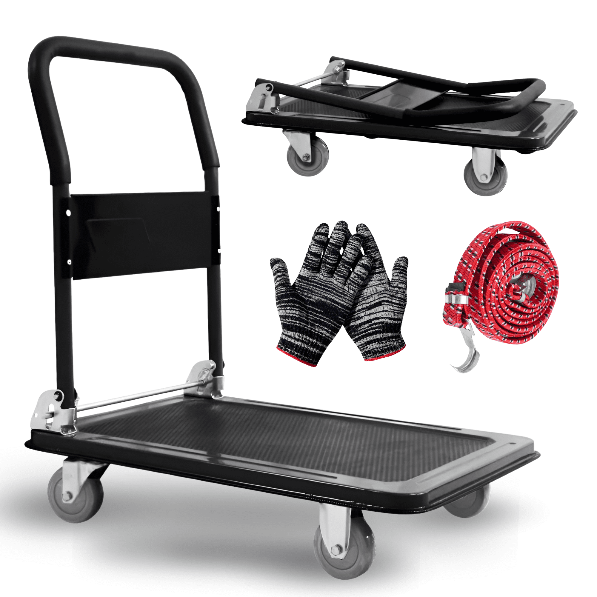 Carro De Carga Plegable Ecomlab Plataforma Diablito Patín.