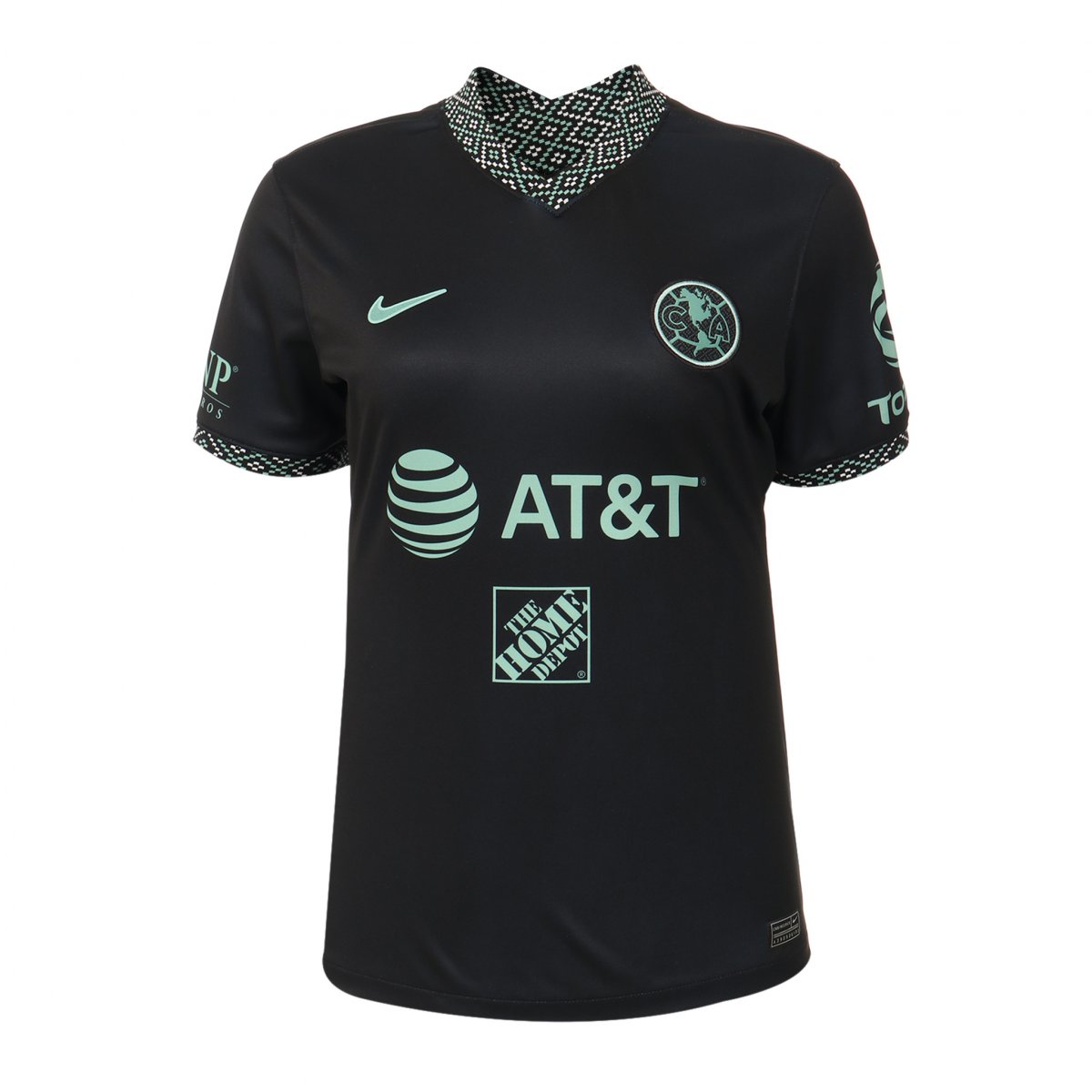 Jersey Original Nike Dama mujer Aguilas América gala 3era negra 2022 DB5801.