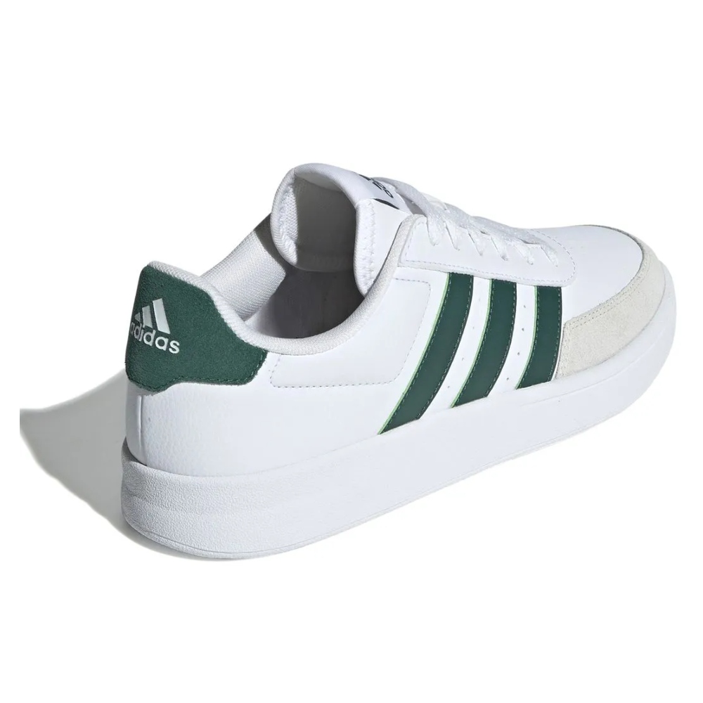 Tenis Adidas Breaknet 2.0 Blanco-Verde para Hombre ID0451.