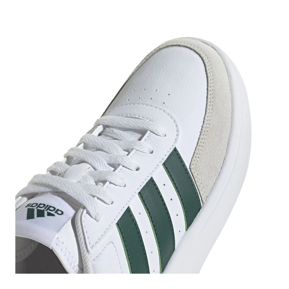 Tenis Adidas Breaknet 2.0 Blanco-Verde para Hombre ID0451.