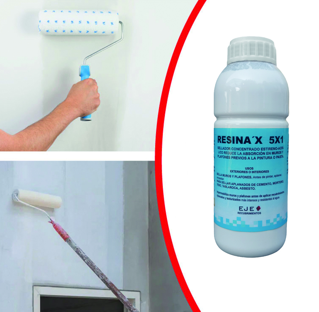 Primer Sellador Protector de Muros, Recina acrilica  5x1