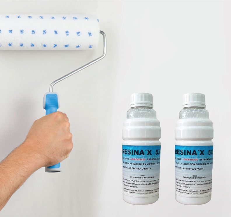 Primer Sellador Protector de Muros, Recina acrilica  5x1 2L