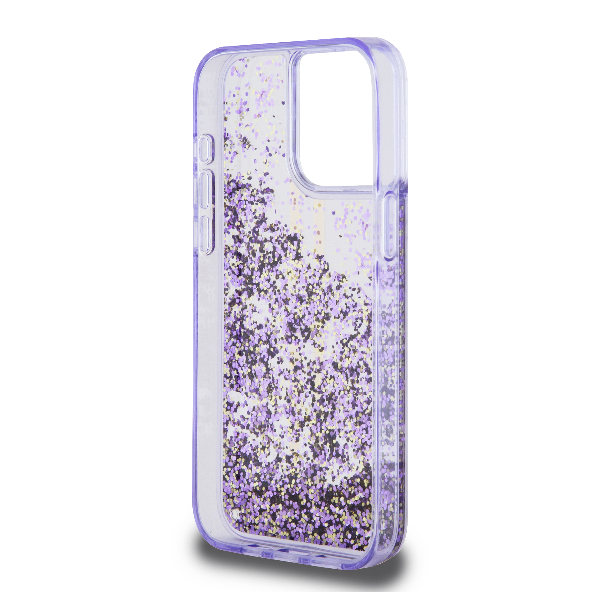 Funda Guess de TPU Brillos para iPhone 15 Pro Max Morado 