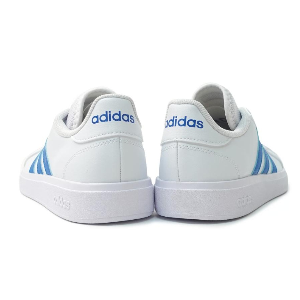 Grand Court Adidas Blancas Con Azul Tenis Adidas Grand Court Base