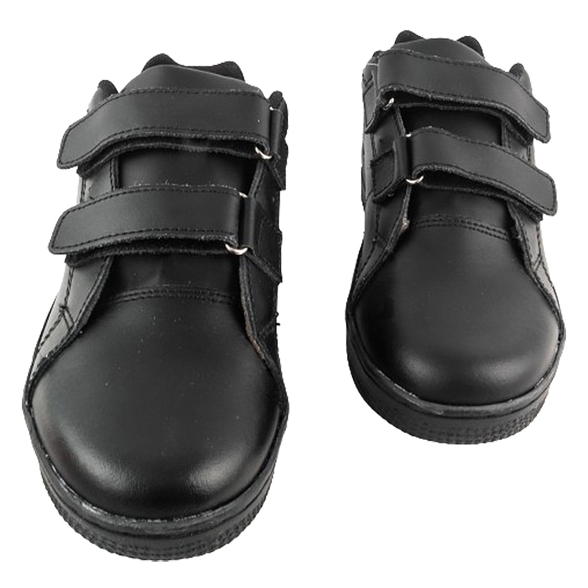 Tenis Deportivos Escolares 100% piel ligero casual negro 1260-n
