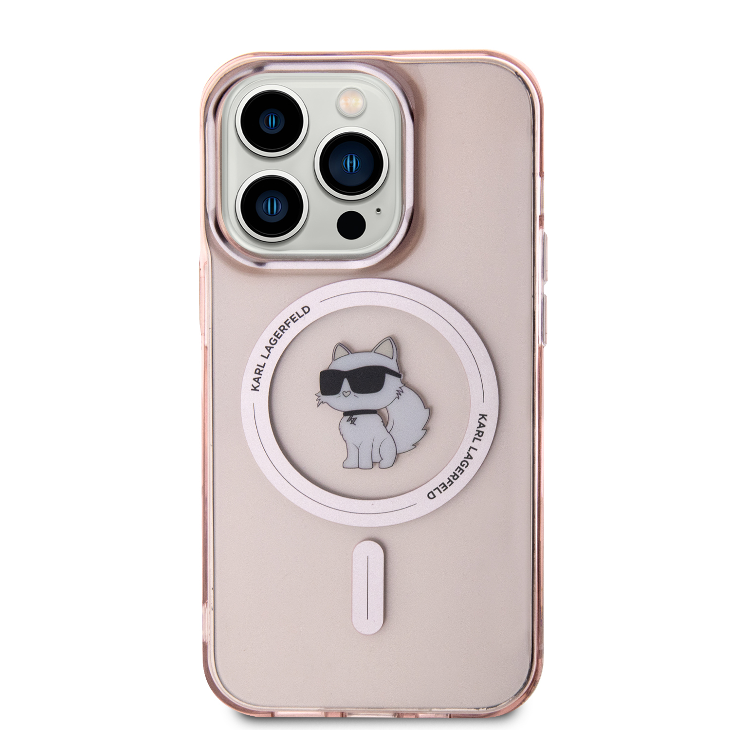 Funda Karl Choupette para iPhone 15 Pro Rosa 