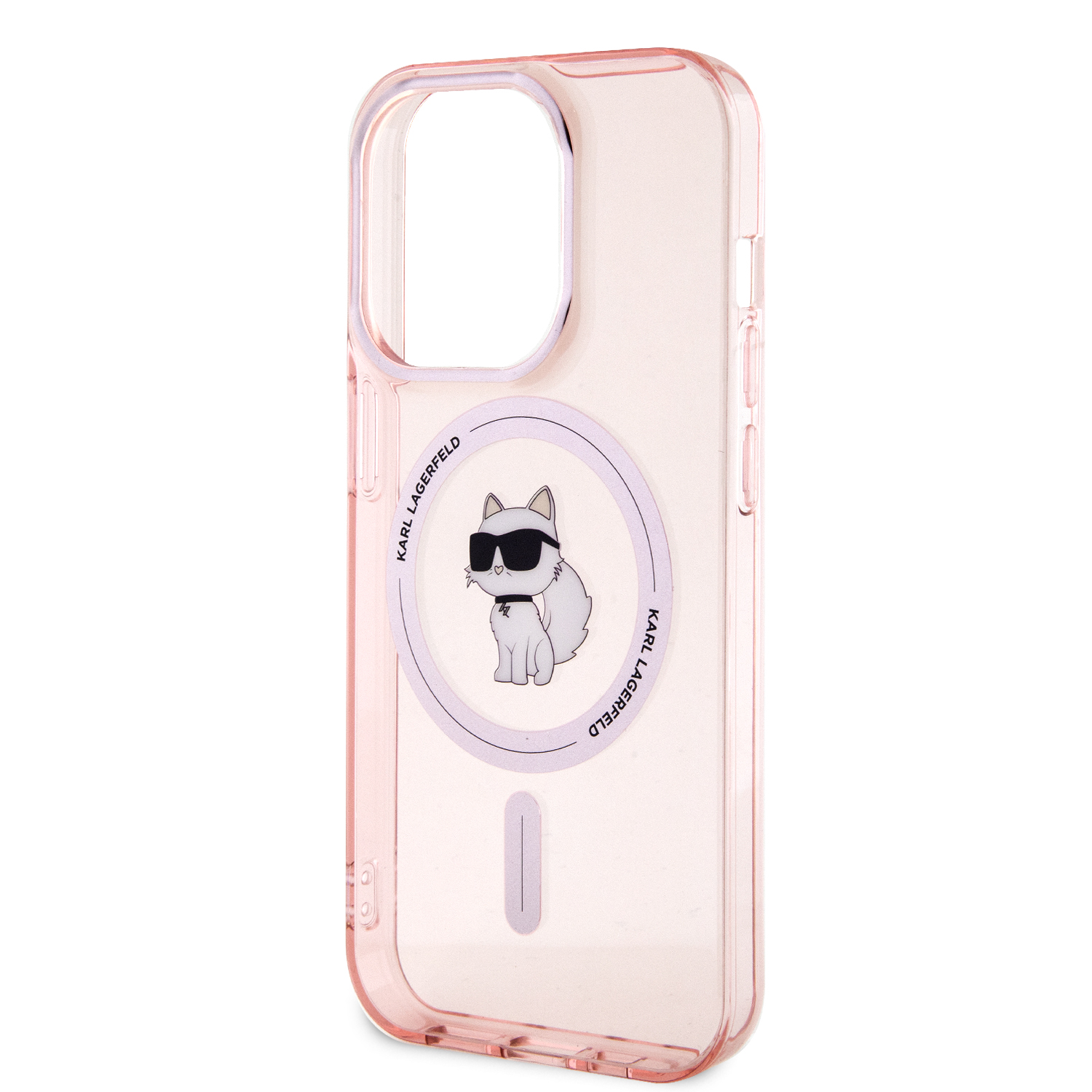 Funda Karl Choupette para iPhone 15 Pro Rosa 