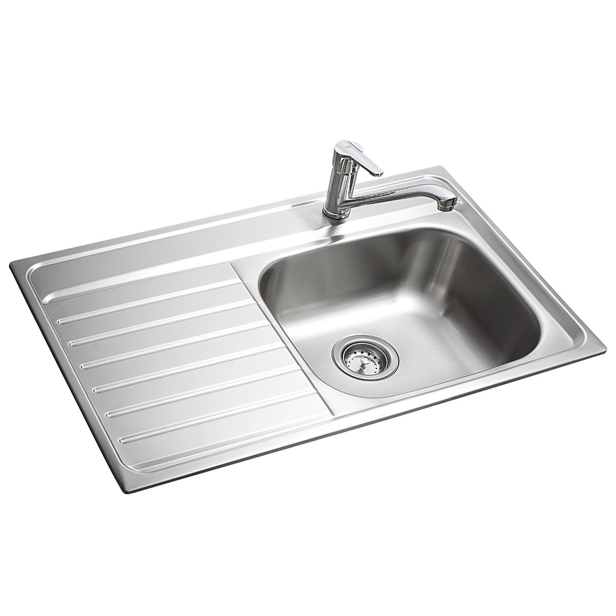 Tarja Empotrar Acero Inox Teka 800.510 1C 1E I MNI Escurridor Izquierdo.