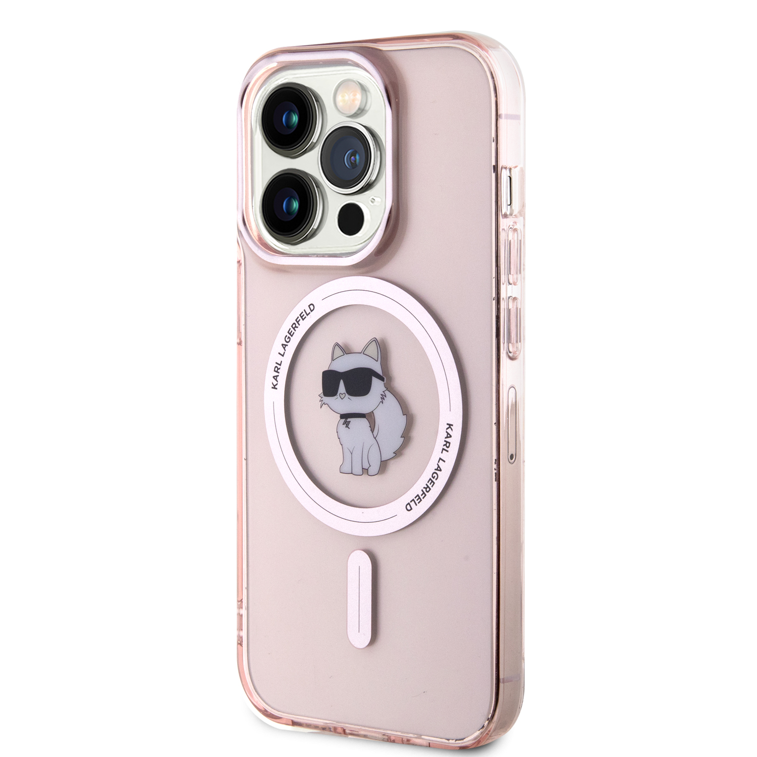 Funda Karl Choupette para iPhone 15 Pro Rosa 