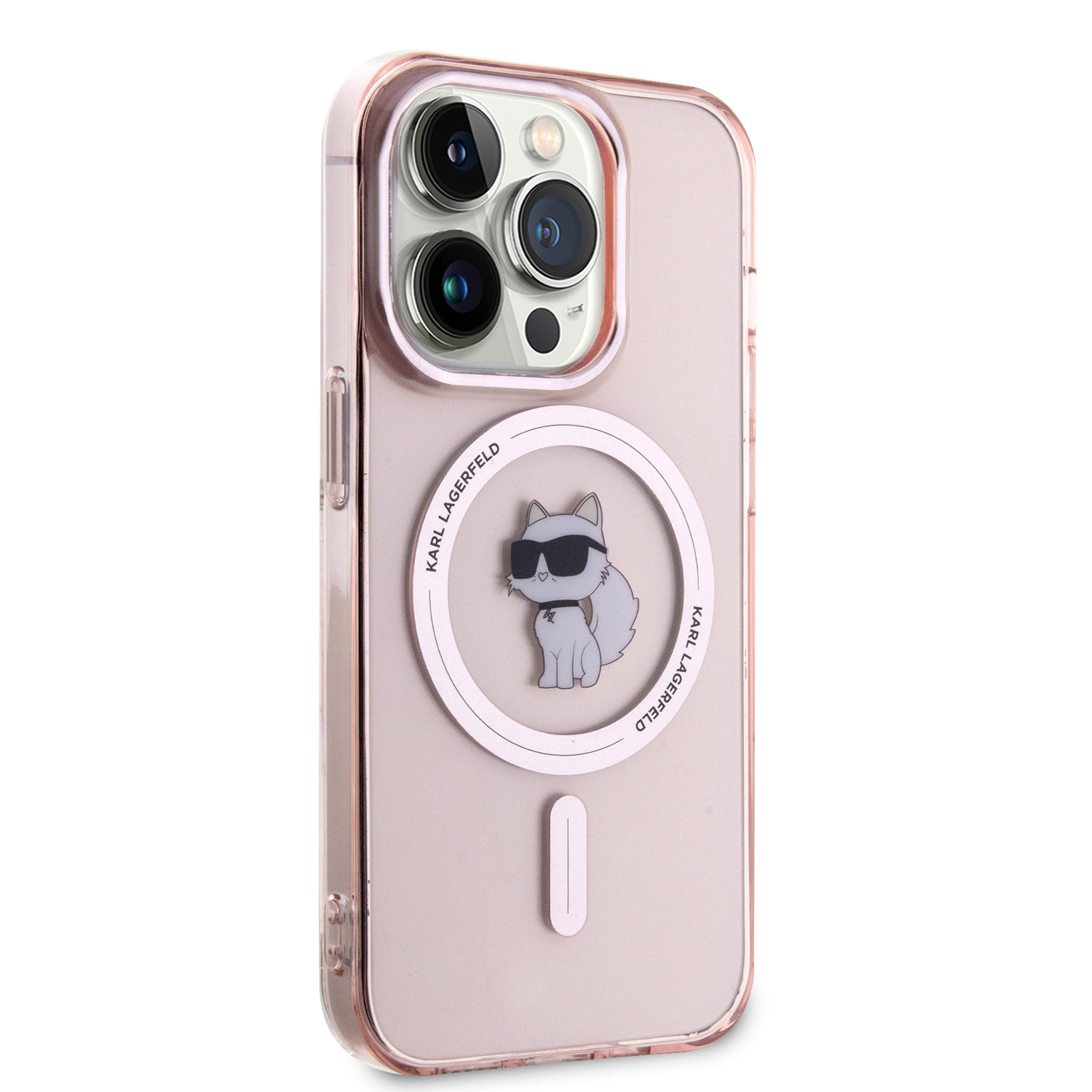 Funda Karl Choupette para iPhone 15 Pro Rosa 