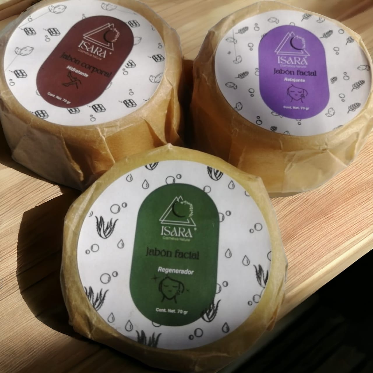 Set Relajación 3 jabones artesanales